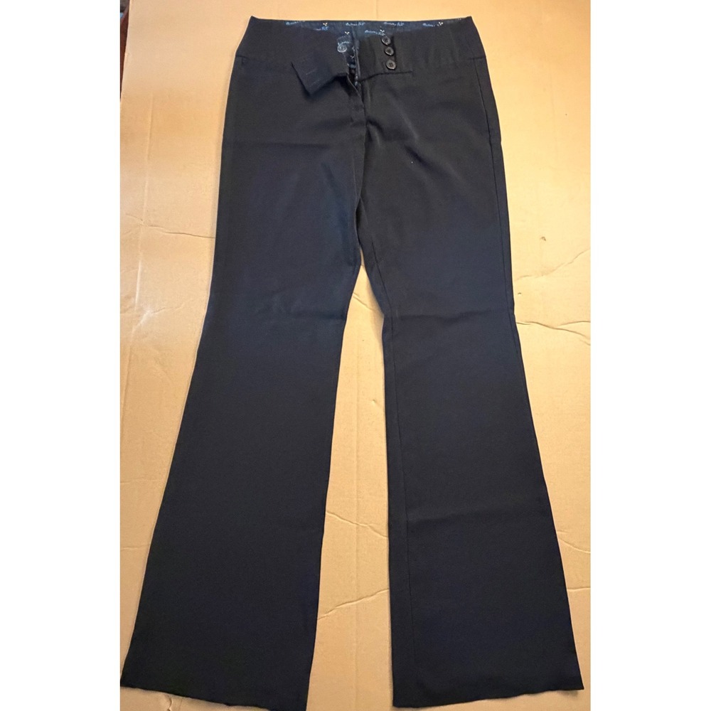 Joe Benbasset Miami Fit Black Flare Dress Pants Trousers Women Size 7 Stretch
